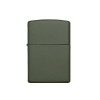 Зажигалка ZIPPO Classic с покрытием Green Matte, латунь/сталь, зелёная, матовая, 38x13x57 мм
