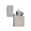 Зажигалка ZIPPO Classic с покрытием Brushed Chrome, латунь/сталь, серебристая, матовая, 38x13x57 мм