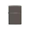 Зажигалка ZIPPO Classic с покрытием Black Ice, латунь/сталь, чёрная, глянцевая, 38x13x57 мм