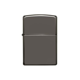 Зажигалка ZIPPO Classic с покрытием Black Ice, латунь/сталь, чёрная, глянцевая, 38x13x57 мм