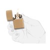 Зажигалка ZIPPO с покрытием Brushed Brass, латунь/сталь, золотистая, матовая, 38x13x57 мм