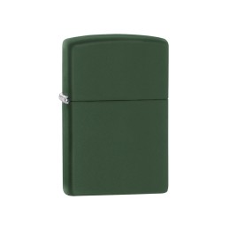 Зажигалка ZIPPO Classic с покрытием Green Matte, латунь/сталь, зелёная, матовая, 38x13x57 мм