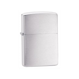 Зажигалка ZIPPO Classic с покрытием Brushed Chrome, латунь/сталь, серебристая, матовая, 38x13x57 мм