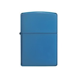 Зажигалка ZIPPO Classic с покрытием Sapphire™, латунь/сталь, синяя, глянцевая, 38x13x57 мм
