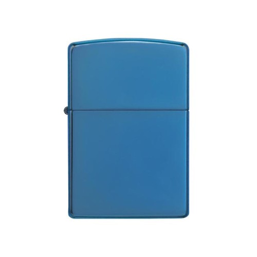 Зажигалка ZIPPO Classic с покрытием Sapphire™, латунь/сталь, синяя, глянцевая, 38x13x57 мм