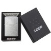 Зажигалка ZIPPO с покрытием Herringbone Sweep, латунь/сталь, серебристая, матовая, 38x13x57 мм