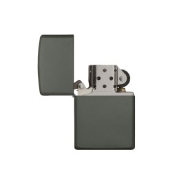 Зажигалка ZIPPO Classic с покрытием Green Matte, латунь/сталь, зелёная, матовая, 38x13x57 мм