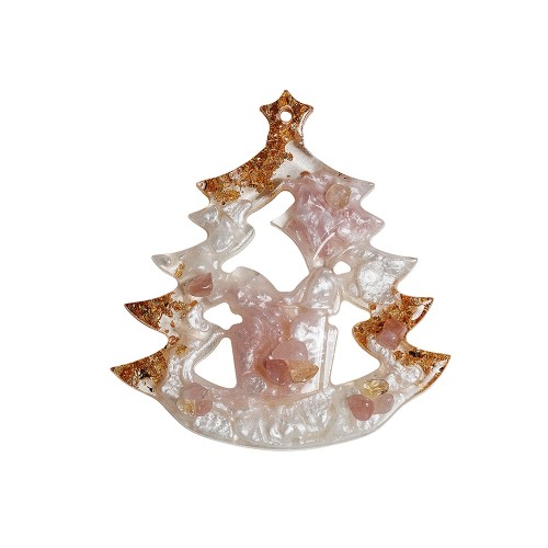 Елочные игрушки (Ель) Розовый кварц