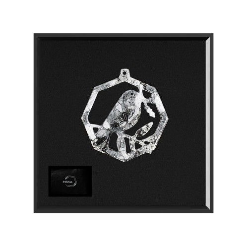 Елочные игрушки (Снегирь) Обсидиан