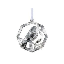 Елочные игрушки (Снегирь) Обсидиан