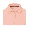 Calgary женская футболка-поло с коротким рукавом, pale blush pink