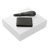 Подарочный набор Long River: кошелек, ремешок для ключей, белая коробка