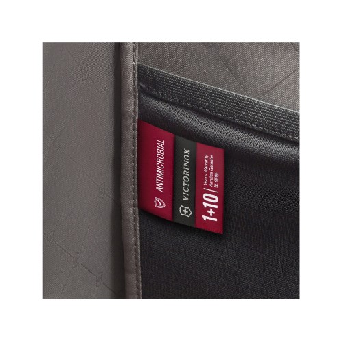Рюкзак VICTORINOX Architecture Urban2 City Backpack 14'', серый, полиэстер / кожа, 30x19x42 см, 17 л