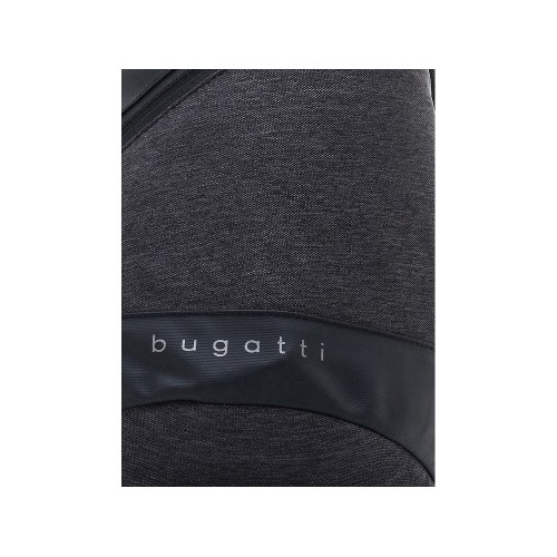 Рюкзак с одним плечевым ремнем BUGATTI Universum, графитовы, полиэстер меланж/тарпаулин, 23х14х42 см