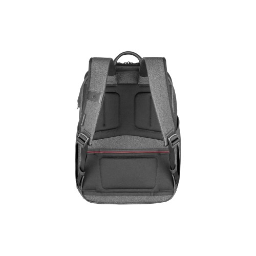 Рюкзак VICTORINOX Architecture Urban2 City Backpack 14'', серый, полиэстер / кожа, 30x19x42 см, 17 л