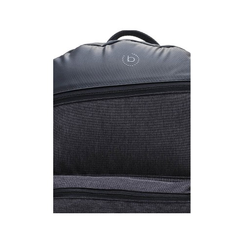 Рюкзак BUGATTI Universum 15'', графитовый, полиэстер меланж/тарпаулин, 31х12х44,5 см, 16 л