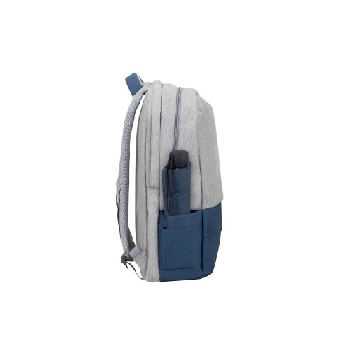 RIVACASE 7567 grey/dark blue рюкзак для ноутбука 17.3" / 6