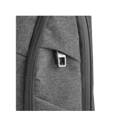 Рюкзак VICTORINOX Architecture Urban2 City Backpack 14'', серый, полиэстер / кожа, 30x19x42 см, 17 л