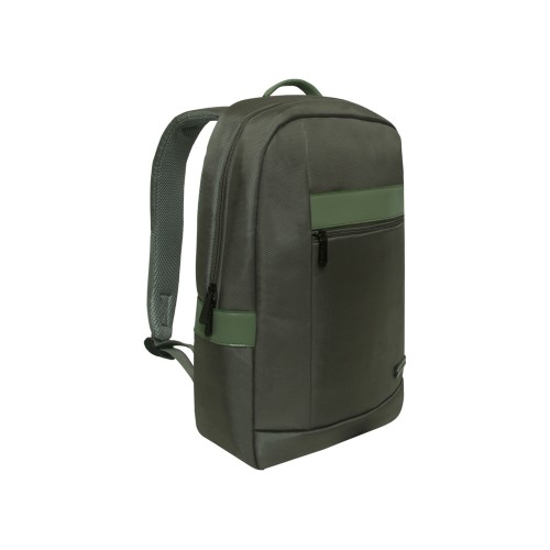 Рюкзак TORBER VECTOR с отделением для ноутбука 15,6", серо-зелёный, полиэстер 840D, 44 х 30 x 9,5 см