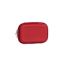 Чехол для жесткого диска из кожзама 9101, красный