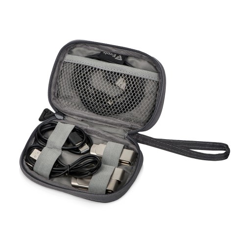 Органайзер для проводов «Keep Organized S», темно-серый (140*100*25)