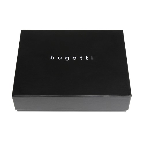 Портмоне для кредитных карт BUGATTI ЧЕРНАЯ МАГИЯ | BLACK MAGIC, с защитой данных RFID, черное, натуральная кожа козы, 10х0,5х7 см