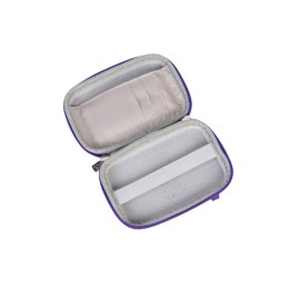 Чехол для жесткого диска из кожзама 9101, фиолетовый