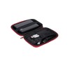 Чехол для жесткого диска из кожзама 9101, красный