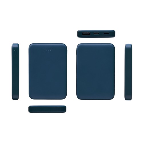 Внешний аккумулятор «Simp», 5000 мАч, темно-синий