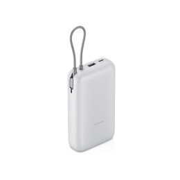Внешний аккумулятор с встроенным кабелем Xiaomi Power Bank 20000mAh (Integrated Cable) GL Light Gray