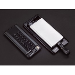 Портативное зарядное устройство "Octopus", черный