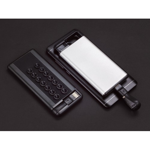 Портативное зарядное устройство "Octopus", черный