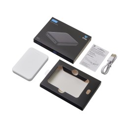 Внешний аккумулятор «Simp», 5000 мАч, белый