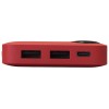 Внешний аккумулятор с дисплеем «Mild», 10 000 mAh, красный