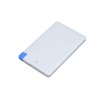 Универсальное зарядное устройство Credit _card1_power_bank  под нанесение логотипа  в виде кредитной карты, толщина всего 7,5 . 2500MAH. Синий