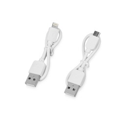 Портативное зарядное устройство «Blank» с USB Type-C, 5000 mAh, белый