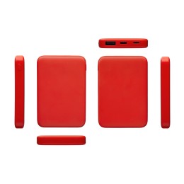 Внешний аккумулятор «Simp», 5000 мАч, красный