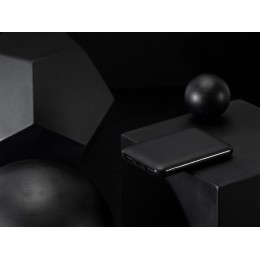 Портативное зарядное устройство"Grind", 5000 mAh, черный