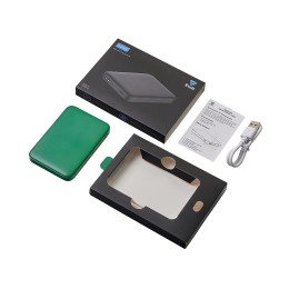 Внешний аккумулятор «Simp», 5000 мАч, зеленый