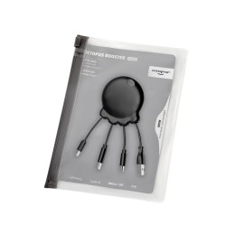 Портативное зарядное устройство «Octopus Booster», 1000 mAh, черный