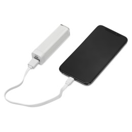 Портативное зарядное устройство "Ангра", 2200 mAh, белый