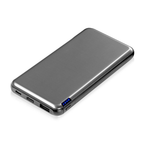 Внешний аккумулятор «Forge» v.2, металл, 10000mah, серый