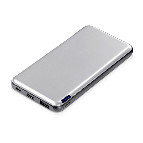 Внешний аккумулятор «Forge» v.2, металл, 10000mah, серебристый