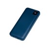 Внешний аккумулятор со встроенными кабелями «Фрэйм», 10000мач, темно-синий