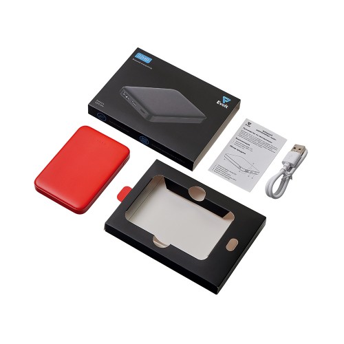 Внешний аккумулятор «Simp», 5000 мАч, красный