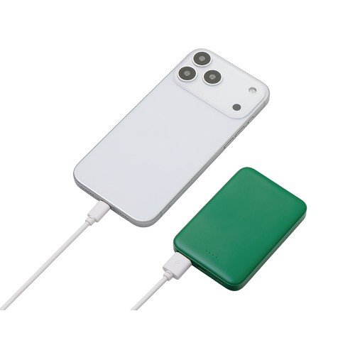 Внешний аккумулятор «Simp», 5000 мАч, зеленый