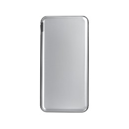 Внешний аккумулятор «Forge» v.2, металл, 10000mah, серебристый