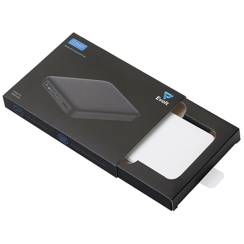 Внешний аккумулятор «Simp», 5000 мАч, белый