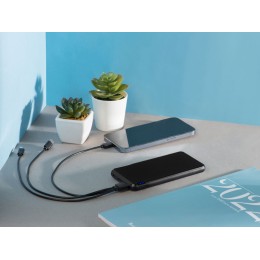 Внешний аккумулятор «Forge» v.2, металл, 10000mah, черный