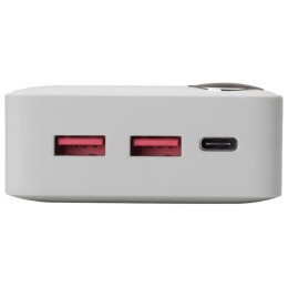 Внешний аккумулятор «Mild Pro» c быстрой зарядкой QC/PD, 20 000 mAh, белый